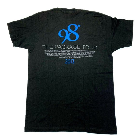 98 Degrees Band Photo 2013 The Package Tour Tee S - Picture 3 of 5